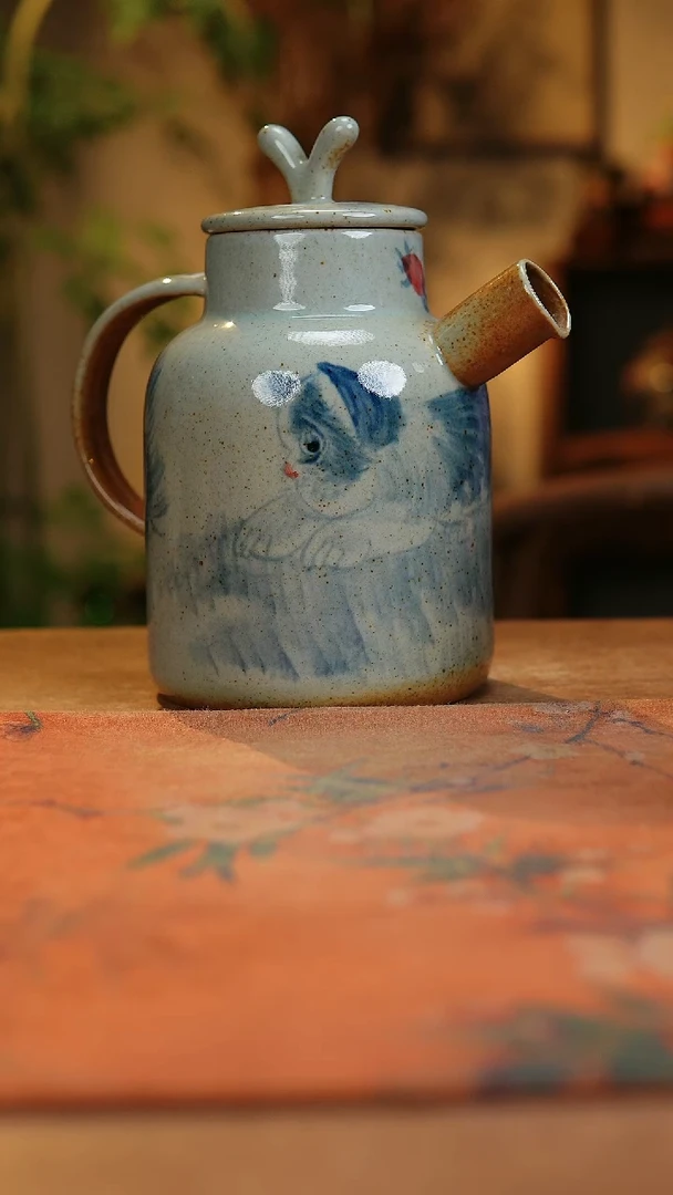 【闪购商品】瓷片1342景德镇手工手绘釉下彩高温瓷