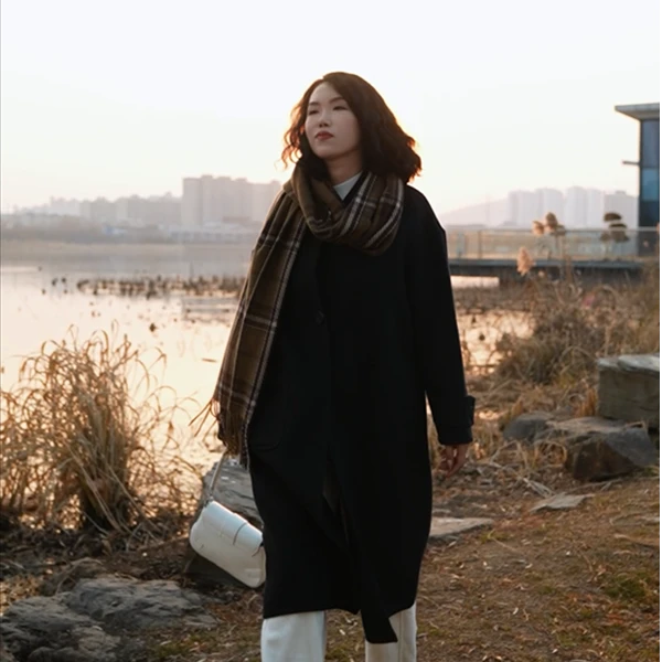 【大美专属】新款秋冬双面羊毛大衣秋冬毛呢外套时尚保暖女款1-26