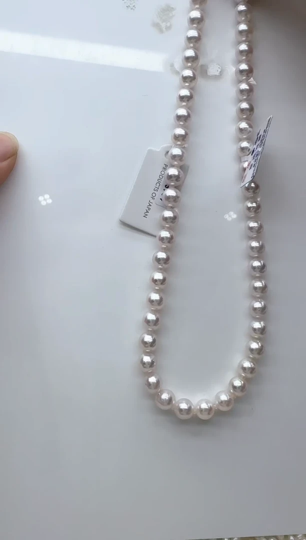 【闪购商品】海水珍珠颈饰银S925镶嵌真科研