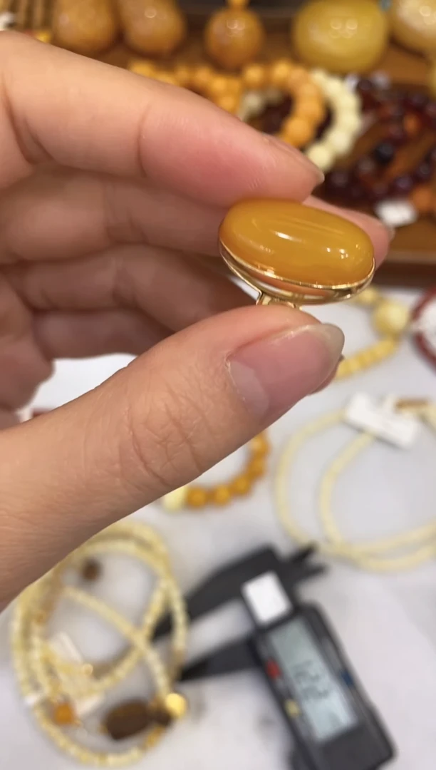 蜜蜡颈饰未镶嵌QY07260004