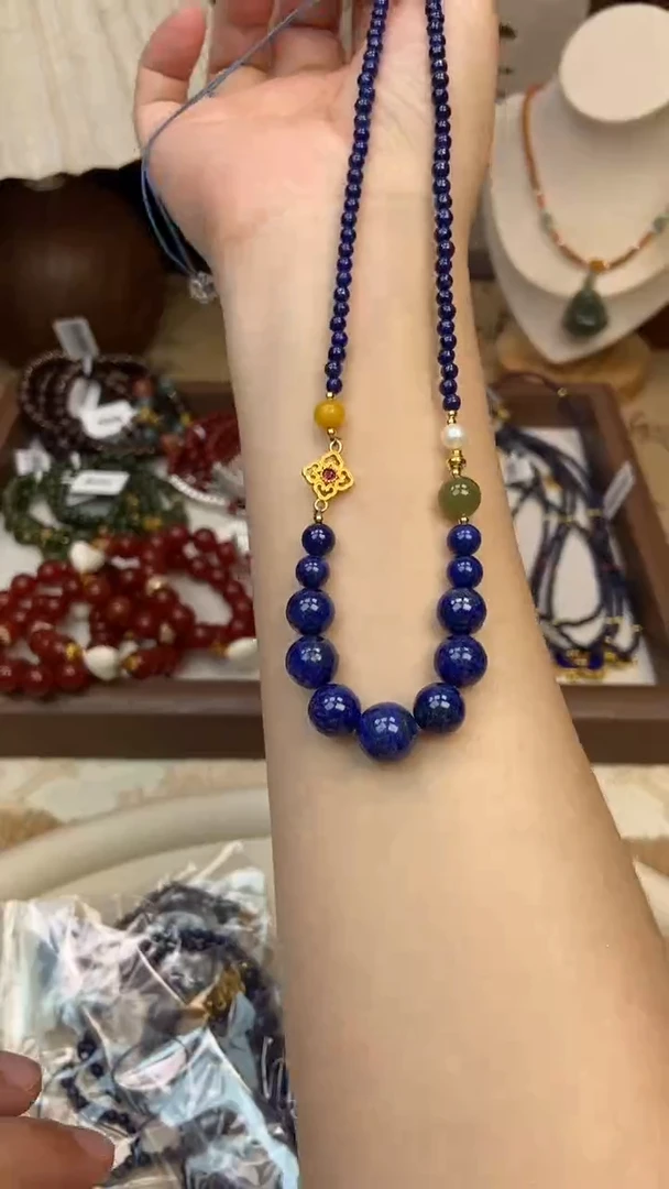 项链青金石未镶嵌212