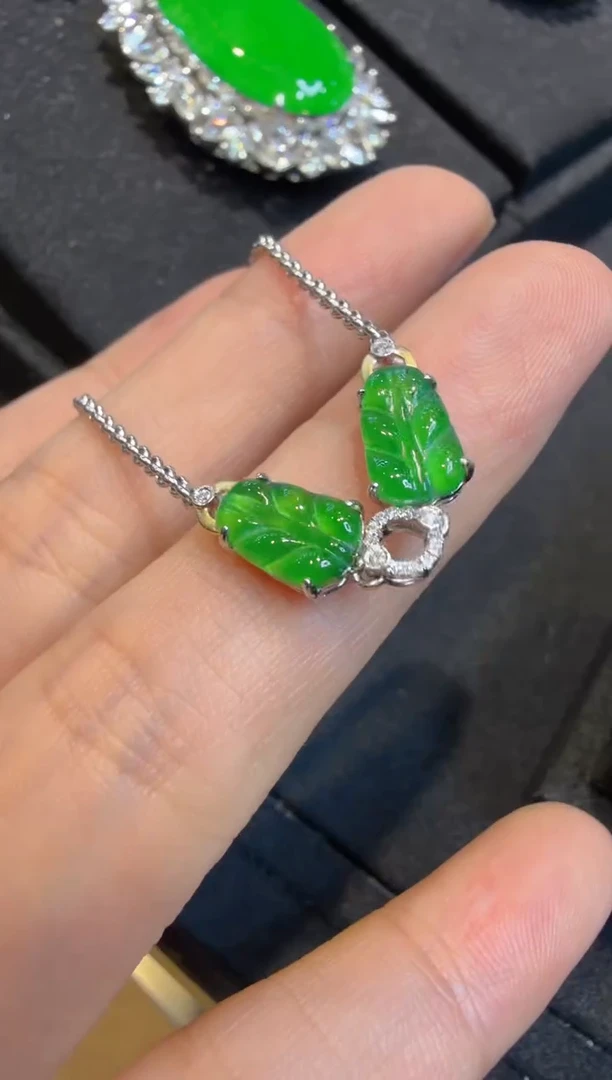 18K金镶嵌手链翡翠多样性团购发一件