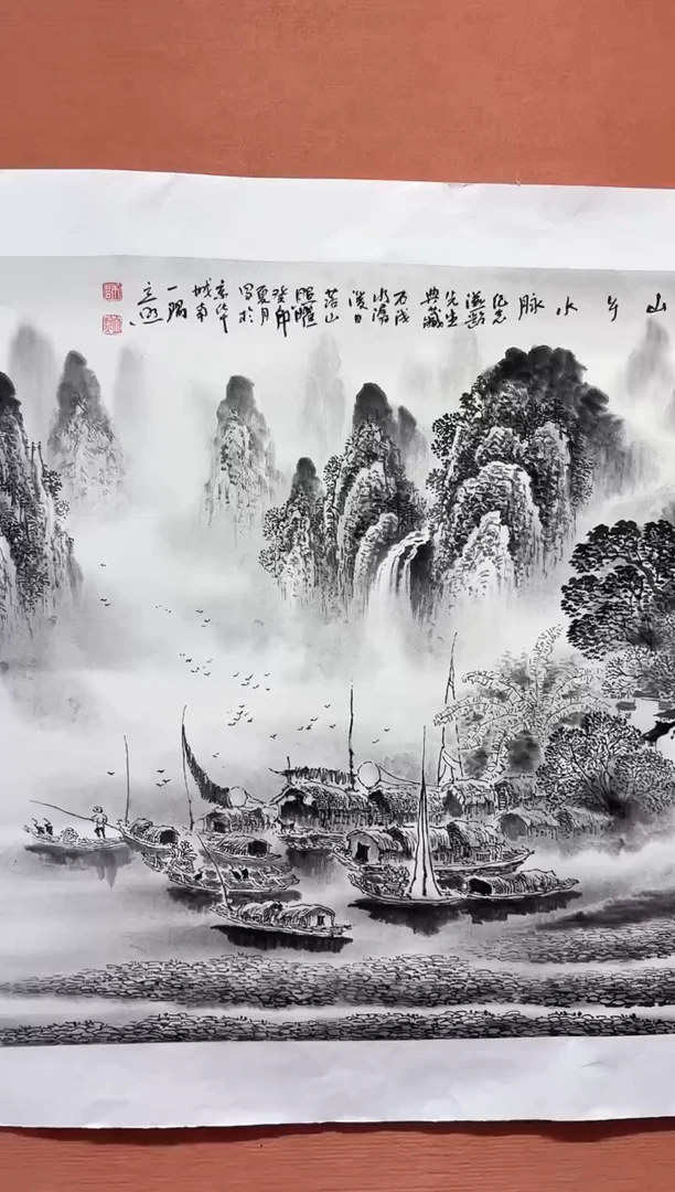 国画师立照老师国画作品