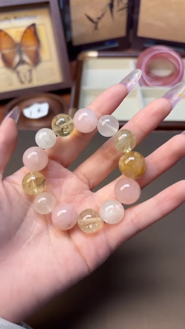 未镶嵌手串水晶是*呀1