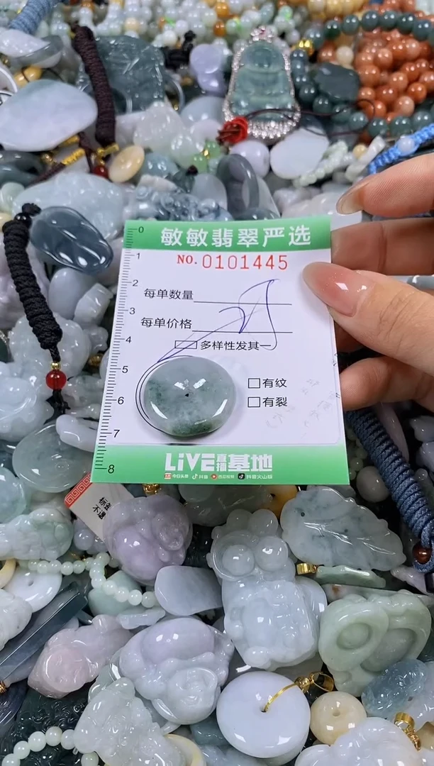 【闪购商品】翡翠颈饰未镶嵌闪购链接0101445