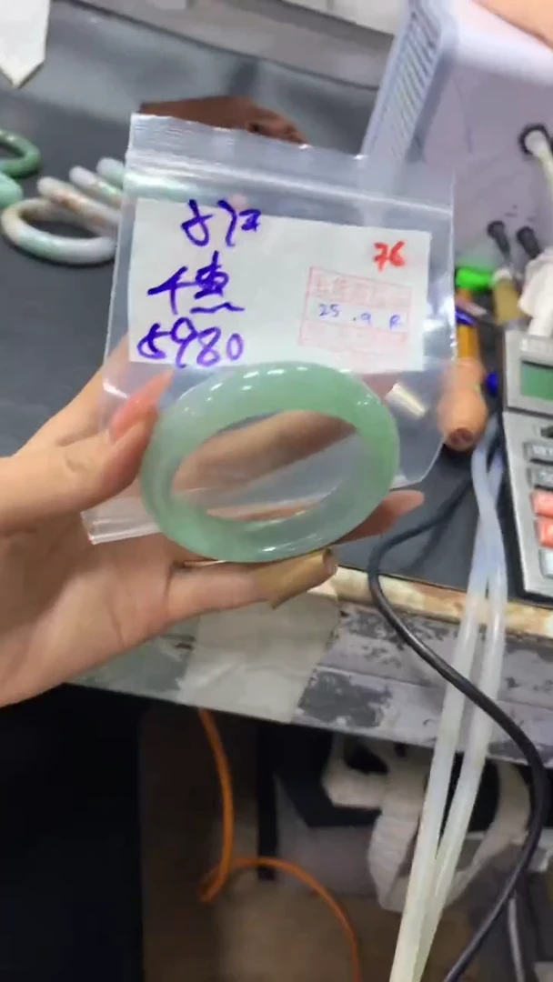 未镶嵌定制翡翠千***兜76毛货需精细抛光定制+多样性发1+5980