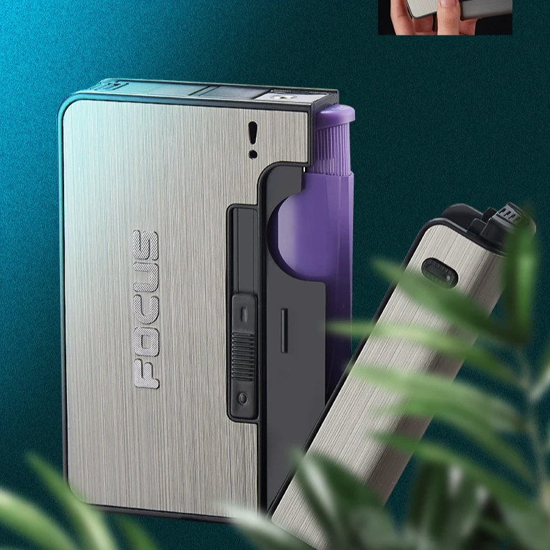 自动弹烟烟盒打火机一体3177