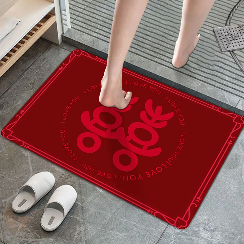 【红双喜】多功能吸水垫入户门玄关厨房卫浴家用脚垫地垫