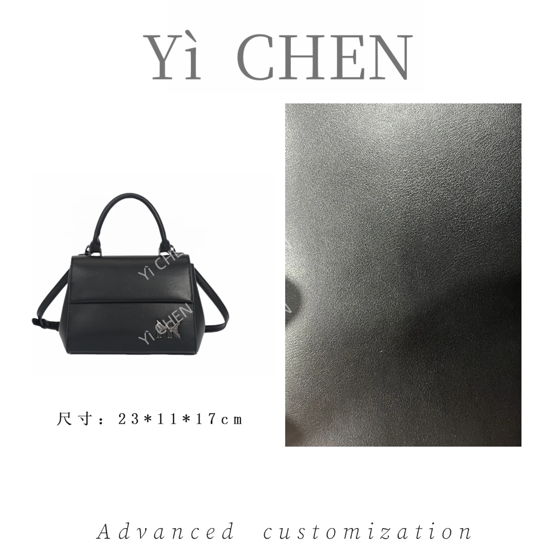 【Yì CHEN】FES-6028-黑色 简约时尚女士新款轻奢单肩斜跨包