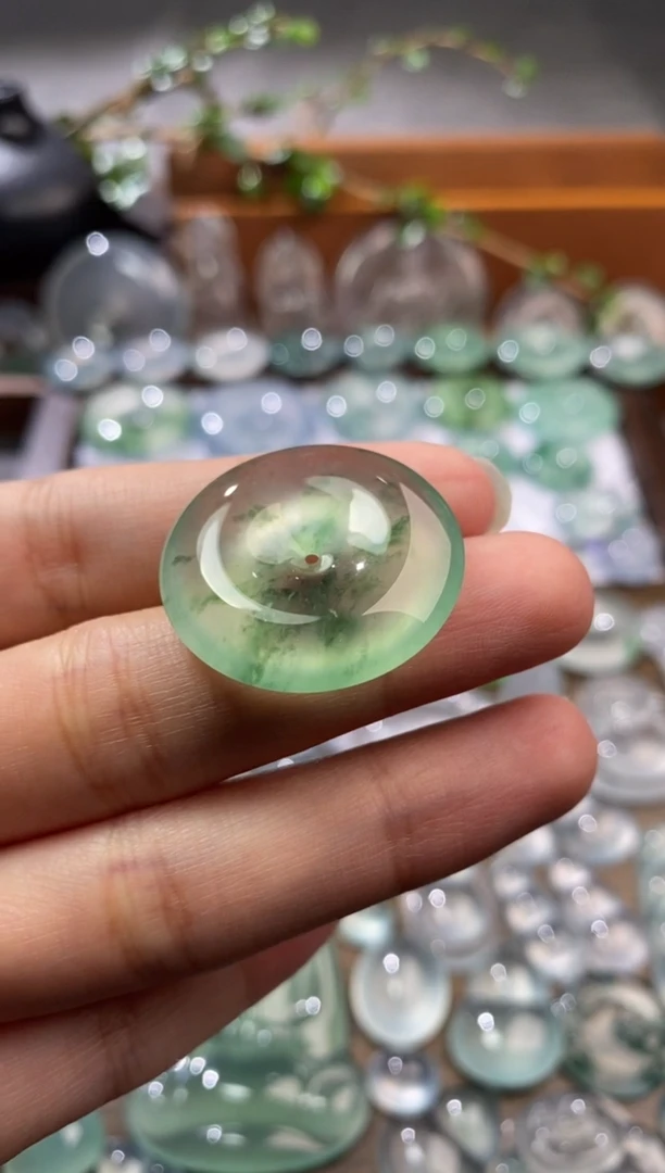 吊坠(不含链)未镶嵌翡翠扣子