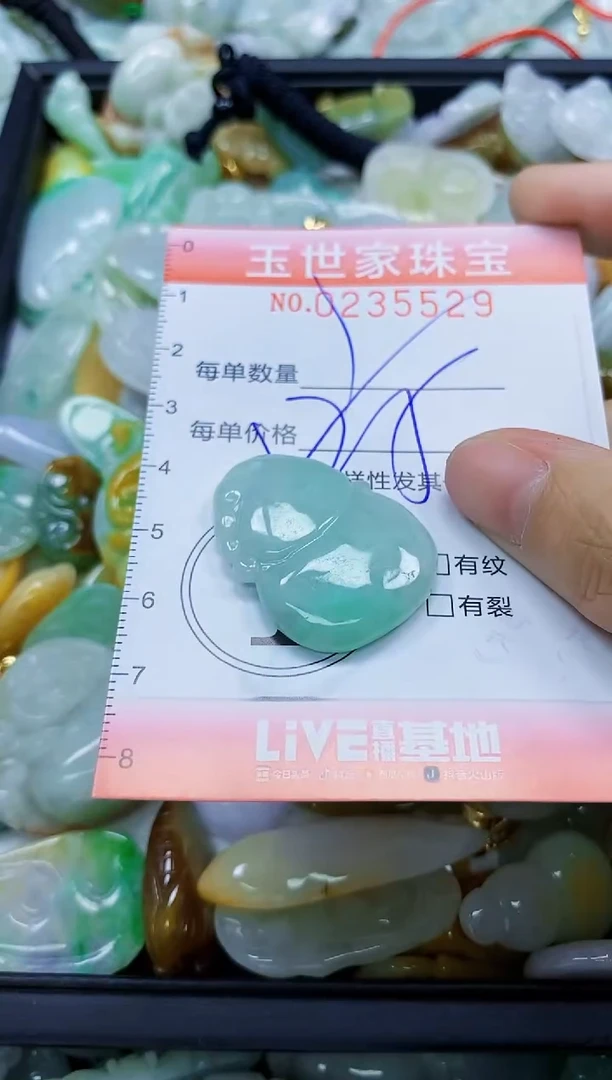 翡翠未镶嵌颈饰闪购0235529多样性发其一