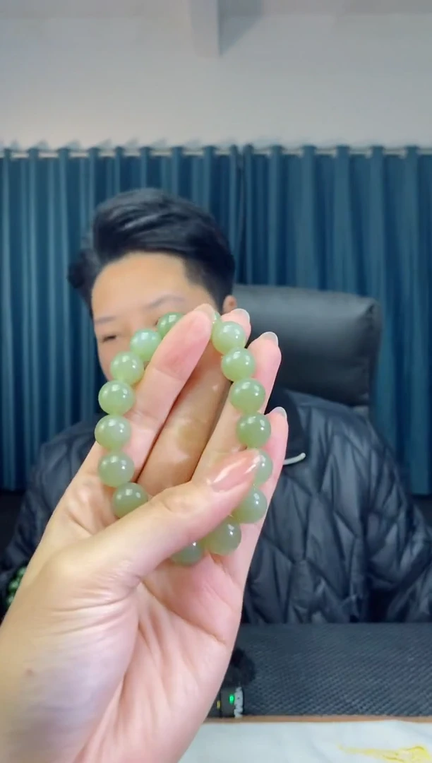 【闪购商品】和田玉手饰未镶嵌卡12圆珠