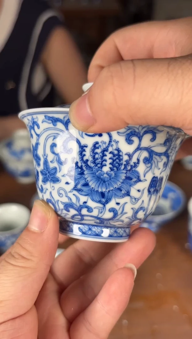 杯看山柴窑青花看山柴窑青花