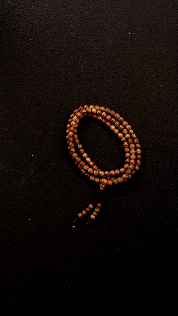 沉香手串6mm天然沉香柬埔寨圆珠多圈