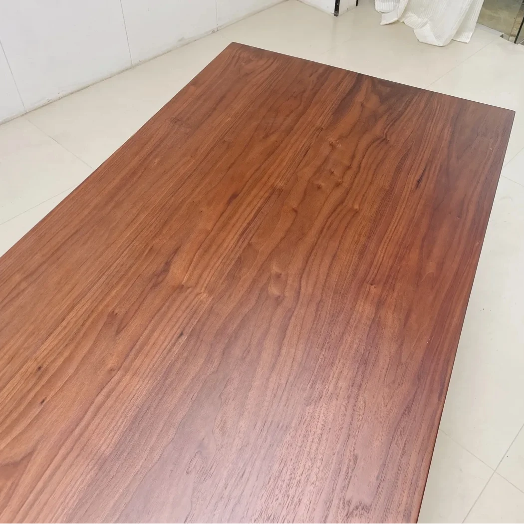 北美黑胡桃实木大板桌餐桌茶桌 全方 尺寸：215*76*4.5cm