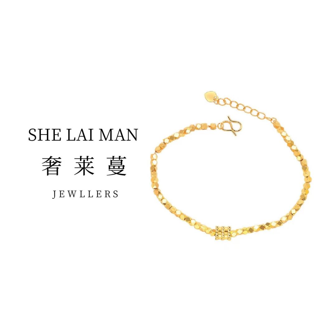 奢莱蔓/SHELAIMAN  爆闪碎冰冰小蛮腰手链-D