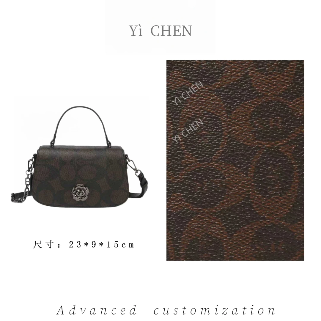 【Yì CHEN】BF-66586-黑咖 简约时尚女士新款轻奢单肩斜跨包
