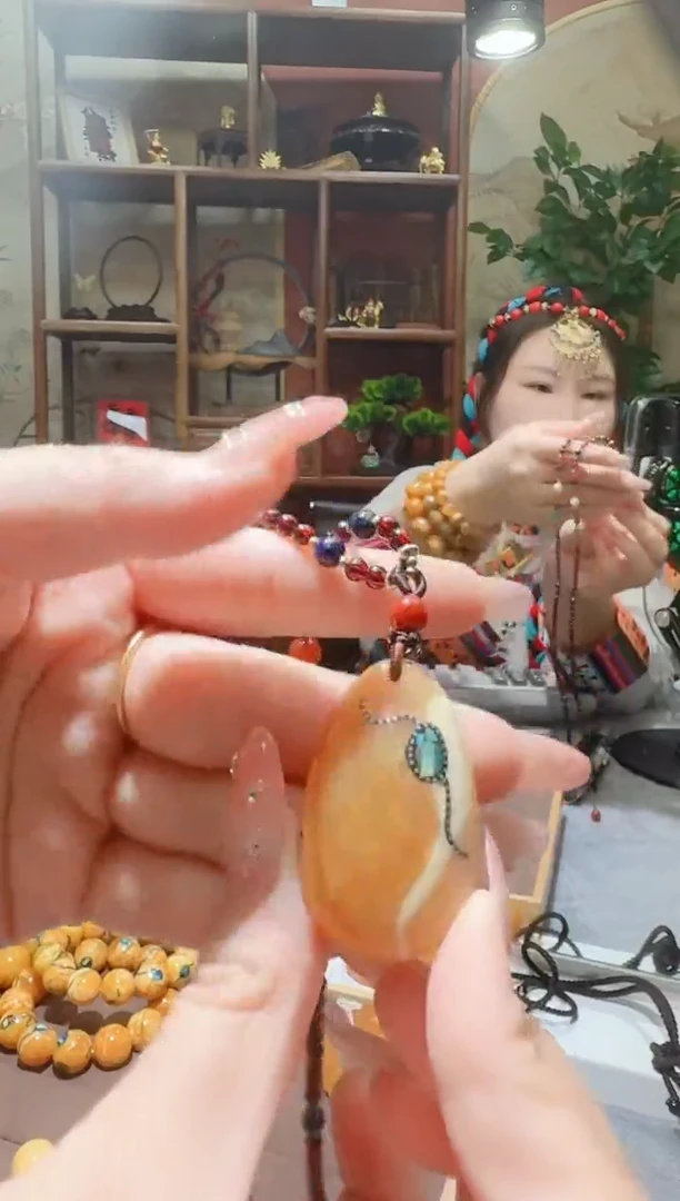 蜜蜡颈饰未镶嵌9299天然蜜蜡珠宝奇石全都保真