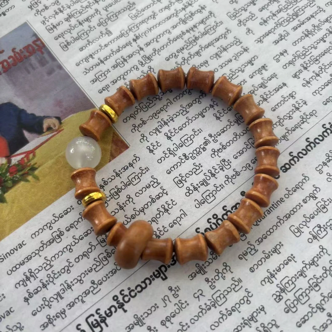 檀香竹节手串0.8（ZXZ）A20005多样性发货