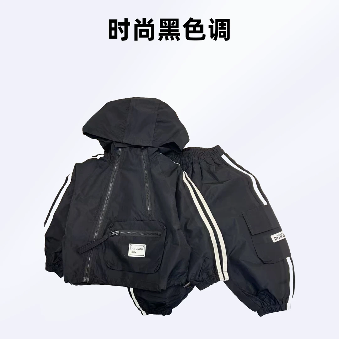 【现货】【LAOHE】TZ-8187秋季休闲洋气时尚宽松套装百搭韩版套装帅气