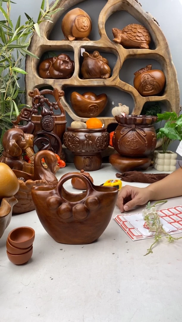 香樟木A37手提包/尺寸