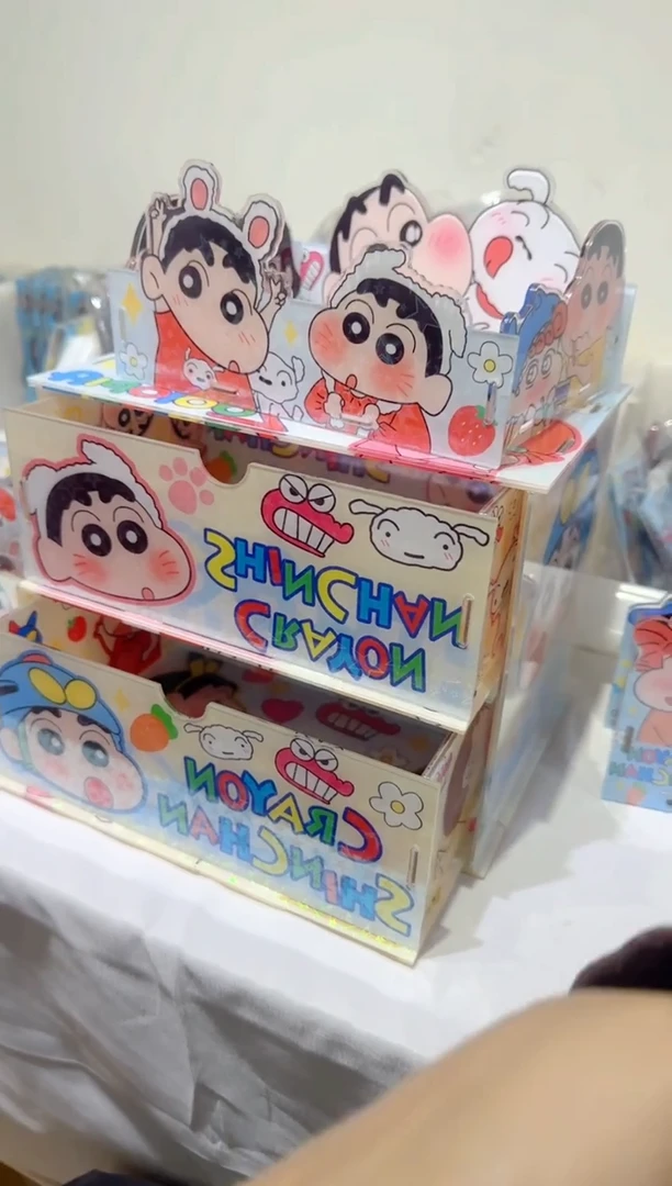 4号星星镭射小新系列巨型双层抽屉镭射反