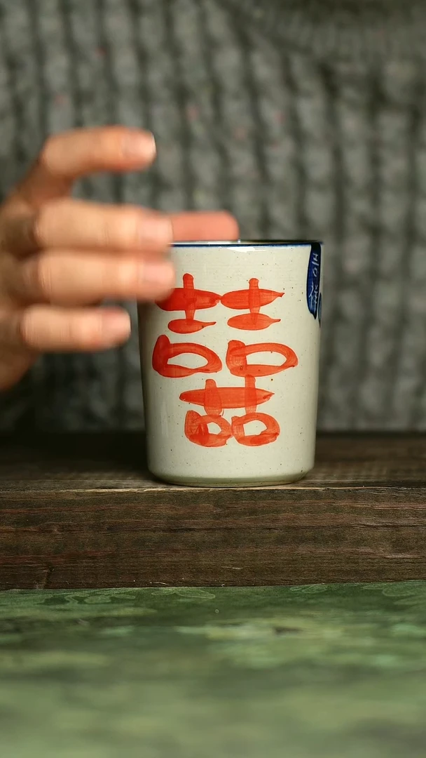 青诗集手工手绘瓷器