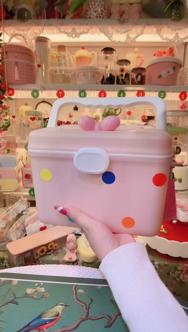 便携药箱粉色——手工制作品质好！