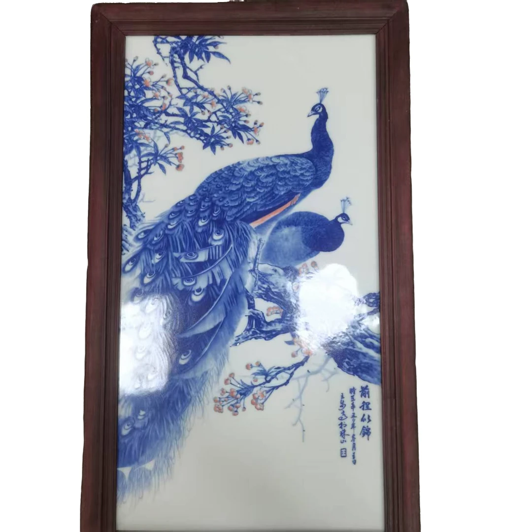 C46-前程似锦瓷板画