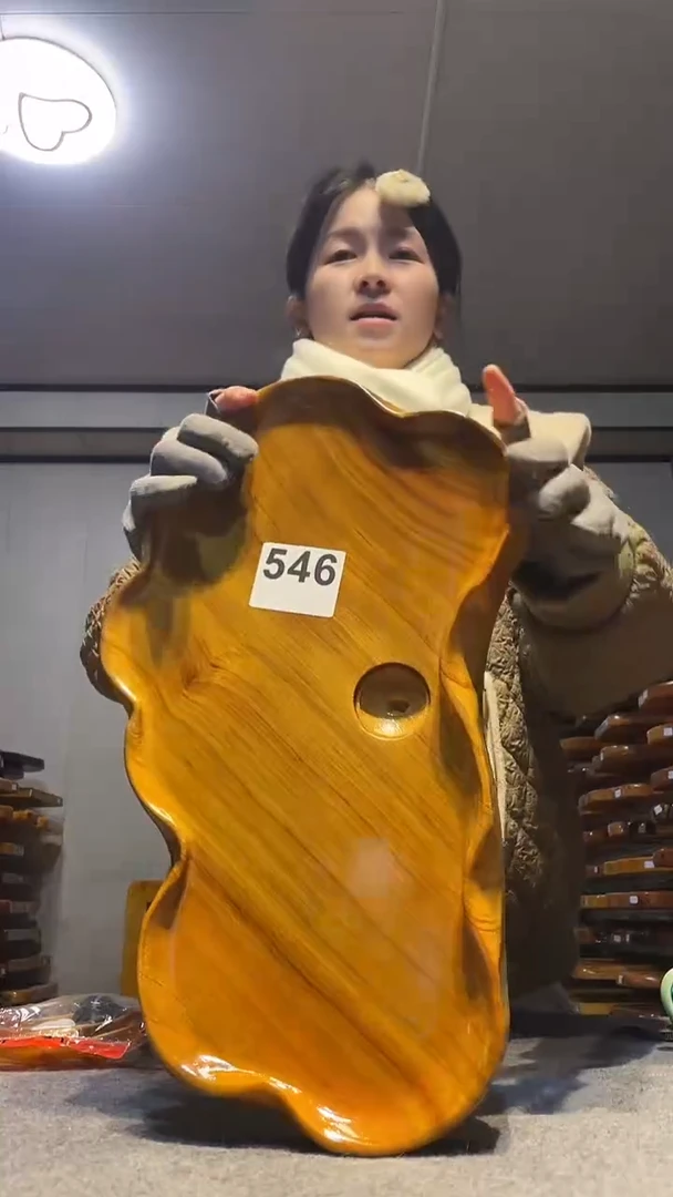 实木原木茶盘 一物一拍(不含配件）