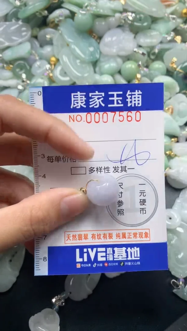 颈饰未镶嵌翡翠7560