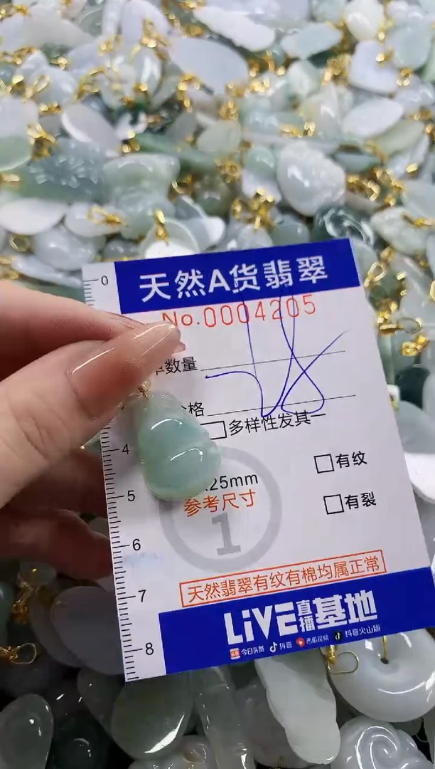 颈饰未镶嵌翡翠天然A货翡翠