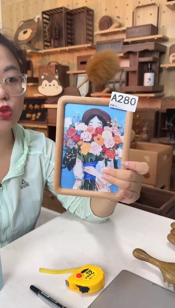 木280号7寸榉木相框特价