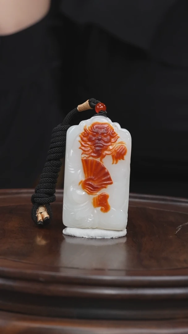 未镶嵌和田玉挂件快**人