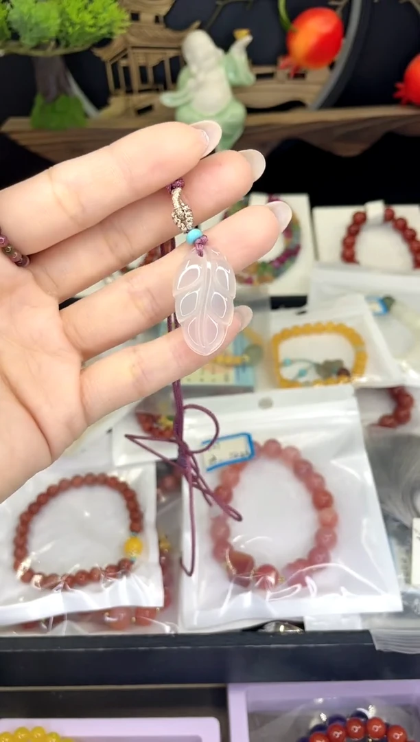 【闪购商品】玛瑙/玉髓珠宝半成品合金项链