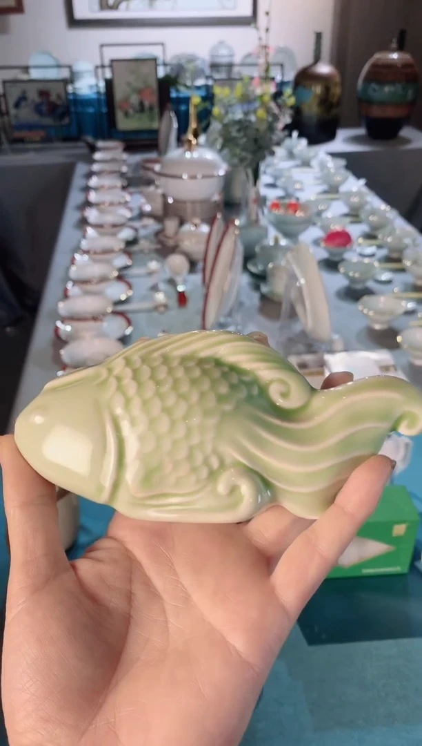 【闪购商品】负离子高温陶瓷摆件鱼