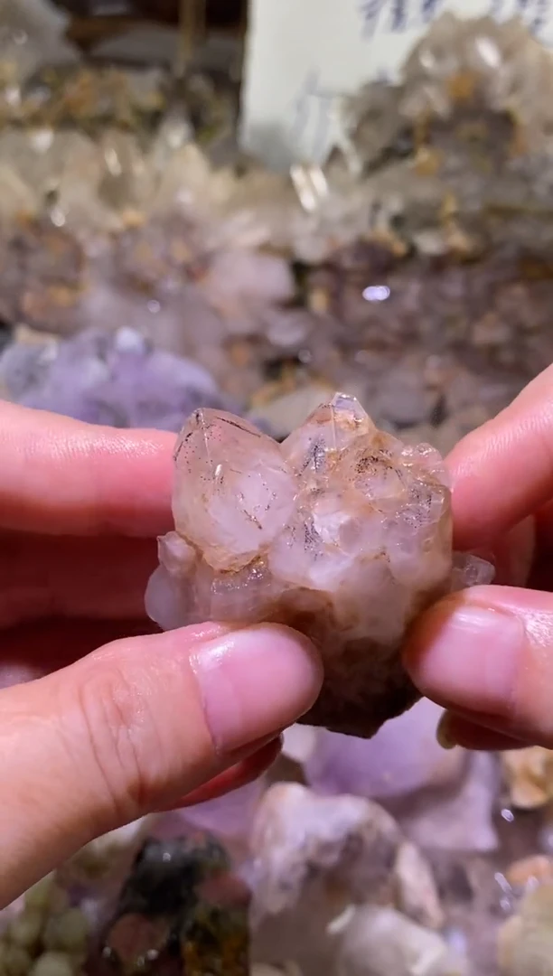 未镶嵌珠宝半成品水晶44号四川超七花园水晶