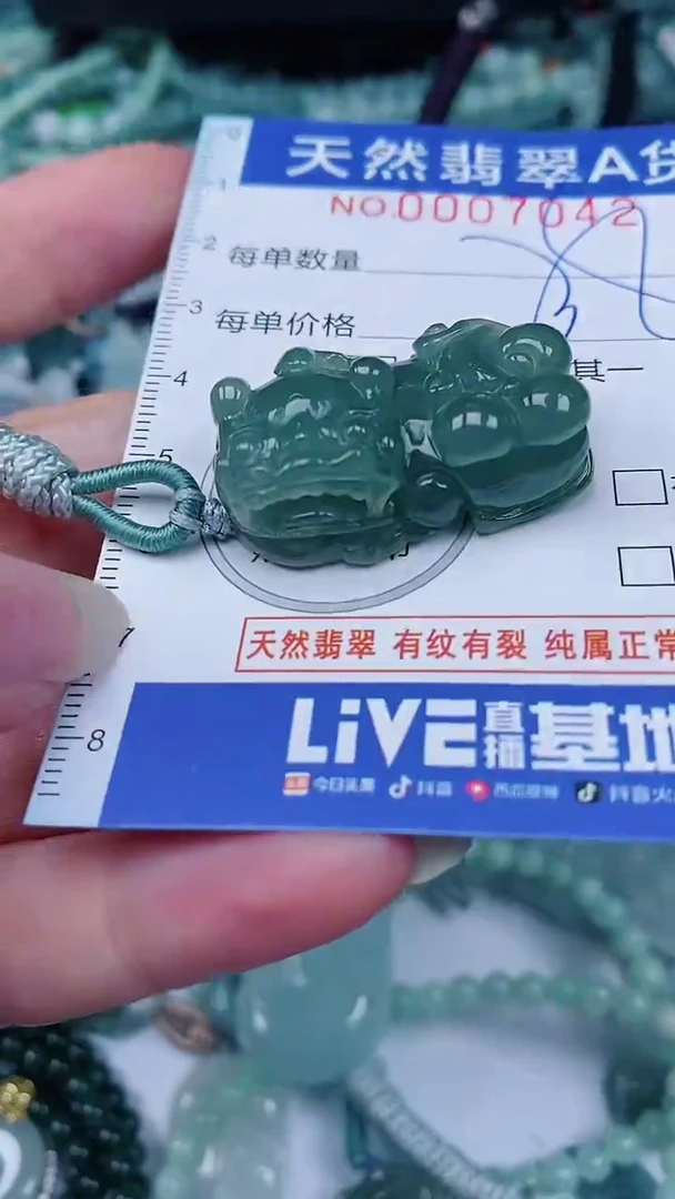 翡翠未镶嵌颈饰00007042