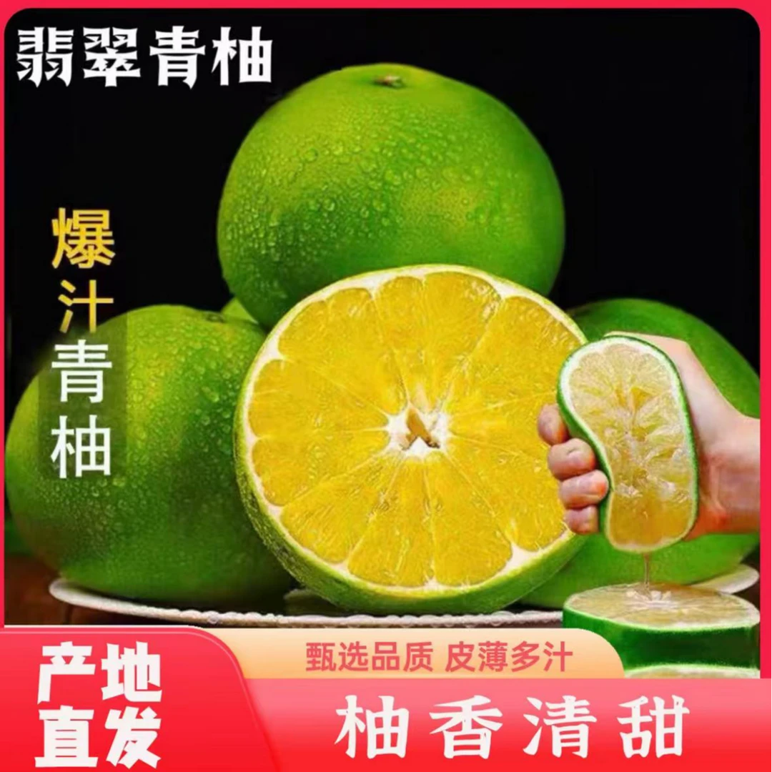 【产地直发】翡翠爆汁柚绿宝石青柚 当季水果青葡萄柚子 （顺丰京东）