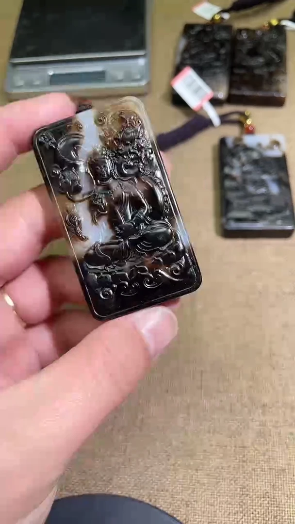 颈饰未镶嵌和田玉1.2