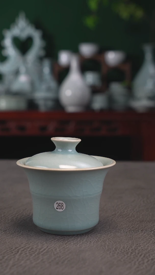 268号竹节盖碗福利捡漏-二