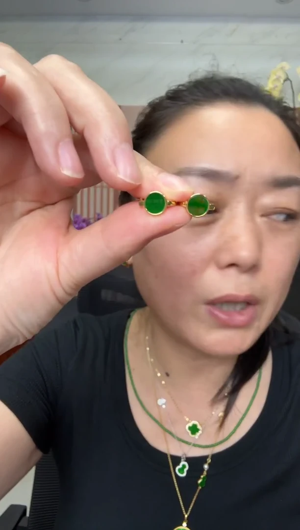 颈饰银S925镶嵌翡翠00002347