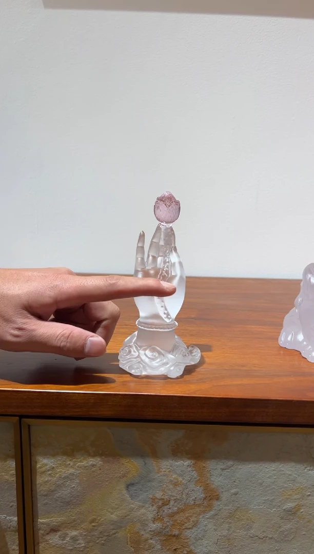 【闪购商品】摆件FML035佛手拈花琉璃摆件