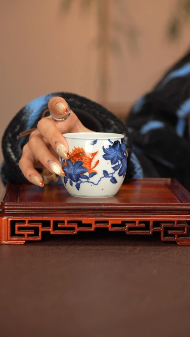 【闪购商品】杯子小卿亭窑景德镇纯手工陶瓷瓷瓷