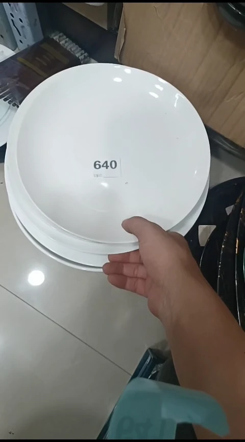 瓷愈*640白色圆盘