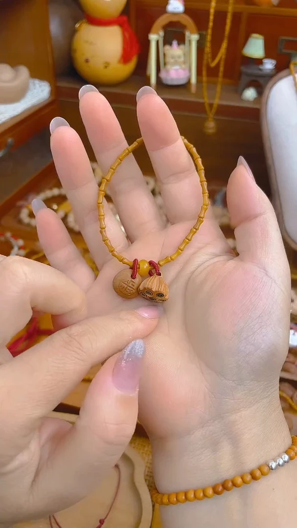 手串/手链核桃竹节手串一物一拍好运连连款