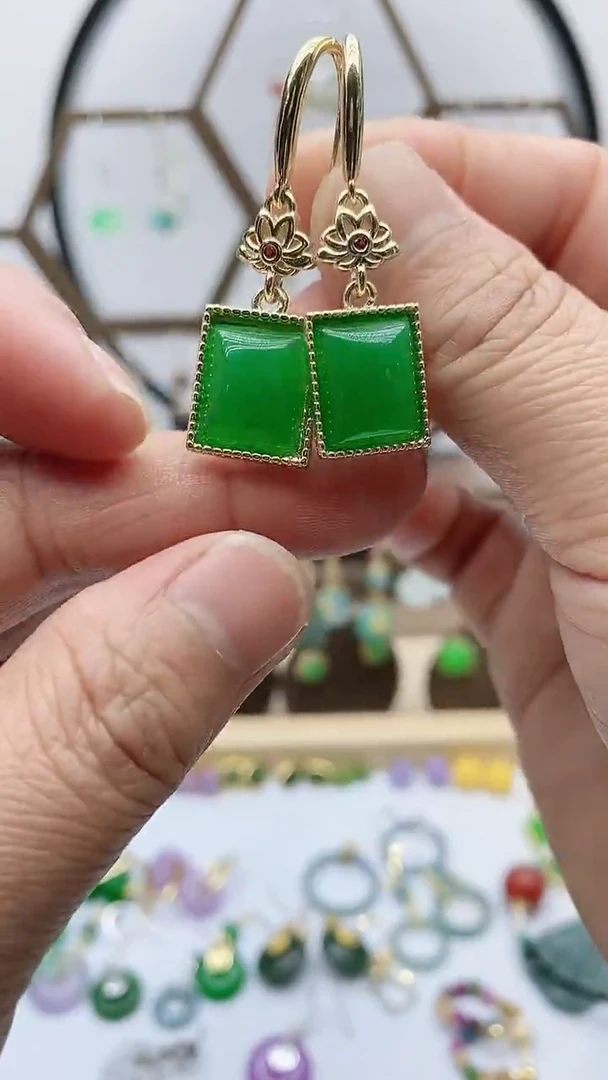 未镶嵌翡翠耳饰翡翠88888