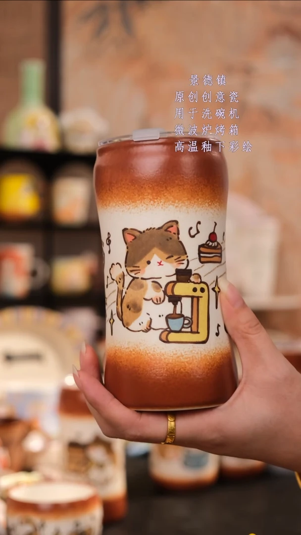 摆件旺的可以陶瓷设计师款