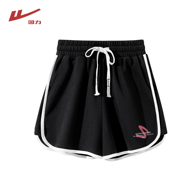 Warrior/回力学院风透气薄款撞色短裤2025夏季辣妹风时尚百搭裤子