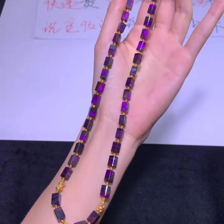 【逍遥】舒俱来丝绒方形项链*SSS/47/多样性发/1件